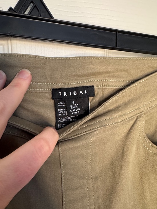 NWT Tribal Olive Green Women’s Skinny Jeans - Picture 9 of 11